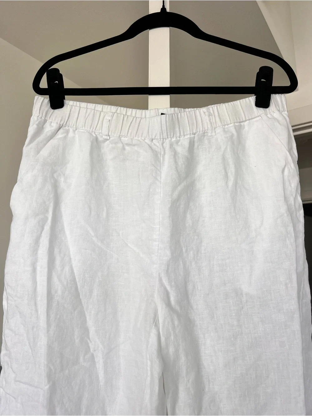 Quince 100% European Linen Pants White Size Large
